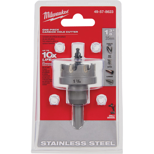Scies-cloches au carbure monobloc, 1-3/8", Profondeur de la coupe de 3/16" Les Distributions ICE