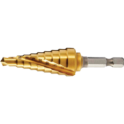 Foret &eacute;tag&eacute; no 1 DRILLCO, 1/8" - 1/2", Incr&eacute;ments de 1/32" Les Distributions ICE