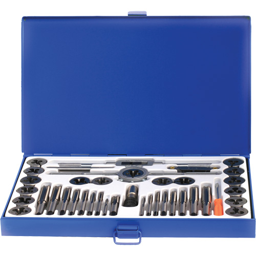 DRILLCO Fractional Tap & Die Set, 40 Pieces Les Distributions ICE