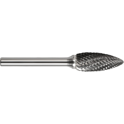 Fraise en forme de flamme &agrave; simple coupe DRILLCO, SH-41L2 Les Distributions ICE