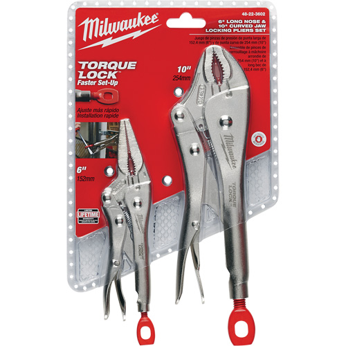 Jeu de pinces-&eacute;taux Torque Lock, 2 Morceaux Les Distributions ICE