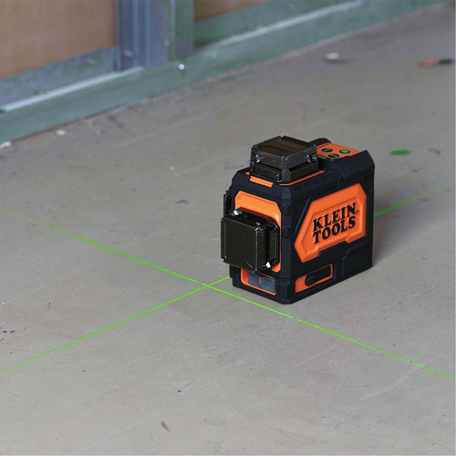 Niveau laser planaire vert auto-nivelant rechargeable Les Distributions ICE