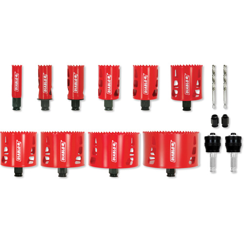 Ensemble de scie-cloche bim&eacute;tallique pour &eacute;lectricien, 16 morceaux Les Distributions ICE