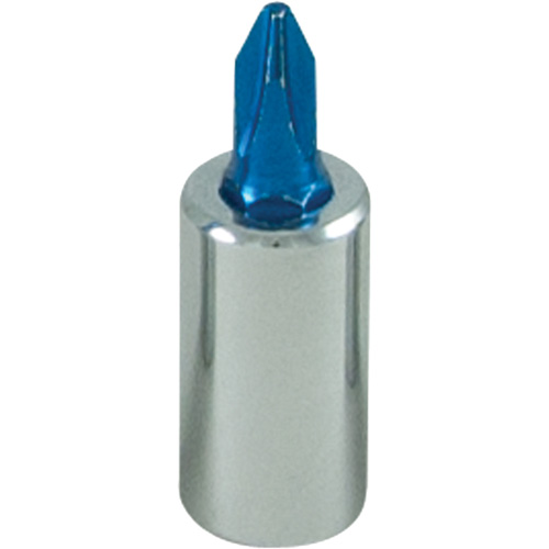 Douille tournevis &agrave; embout bleu, Phillips, #1, Prise 1/4" Les Distributions ICE