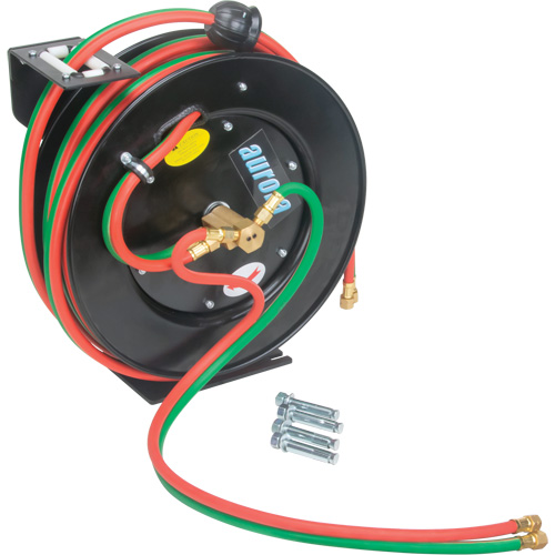 Welding Hose Reel, Welding Gases, 1/4" x 25', Single Hose, 300 psi Les Distributions ICE