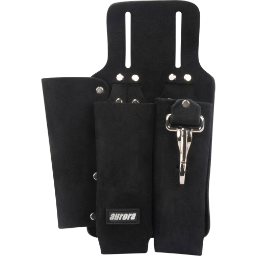 Lineman's Tool Pouch, Multiple Tool Holder, Leather, 3 Pockets Les Distributions ICE