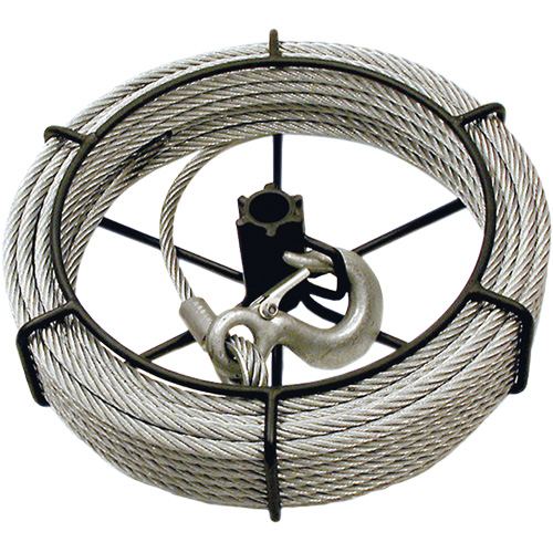 JGP-300A Assemblage de c&acirc;ble de 3 tonnes de 66' pour treuils Jet Les Distributions ICE