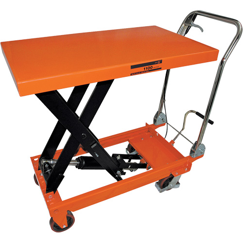 SLC-1100 SLC Series Hydraulic Scissor Lift Cart, 39" L x 21" W, 1100 lbs. Cap. Les Distributions ICE
