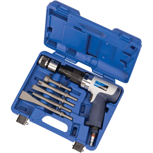 AH200SHD 6-Piece Super Heavy-Duty Air Hammer Kit, 3.7 CFM, 1/4" NPT, 2000 BPM Les Distributions ICE