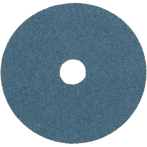 Disque de ponçage en fibre de r&eacute;sine, 7" dia., Grain Z24, Alumine de zirconium Les Distributions ICE