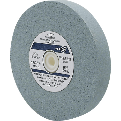 GC675C Meules pour rectifieuses d'&eacute;tabli, 6" x 3/4", Arbre 1", Carbure de silicium Les Distributions ICE