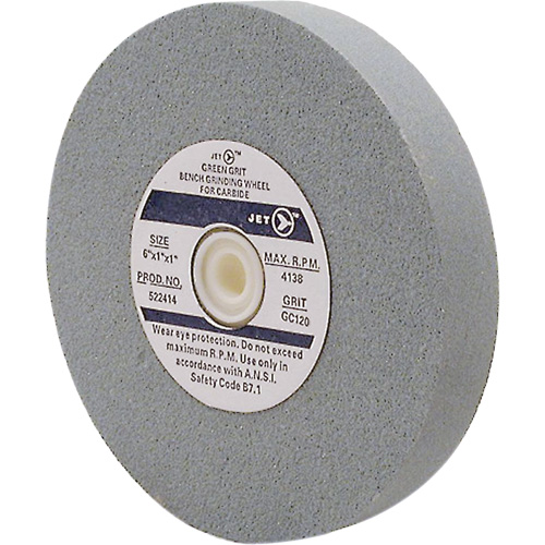 GC675M Meules pour rectifieuses d'&eacute;tabli, 6" x 3/4", Arbre 1", Carbure de silicium Les Distributions ICE