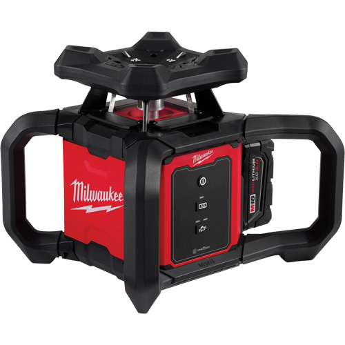 Ensemble de niveau laser rotatif ext&eacute;rieur rouge M18 avec r&eacute;cepteur, 2000' (609,6 m) Les Distributions ICE