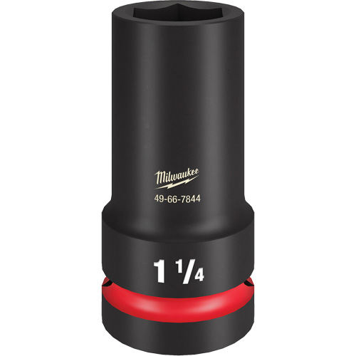 Shockwave Impact Duty Thin Wall Extra Socket, Impact, 1-1/4", 1" Drive, 6 Points, Deep Les Distributions ICE