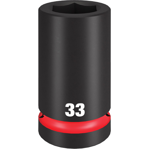 Shockwave Impact Duty Socket, Impact, 33 mm, 1" Drive, 6 Points, Deep Les Distributions ICE