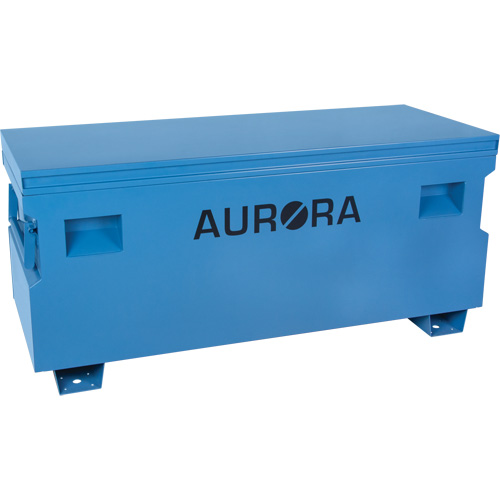 Jobsite Tool Box, 60" x 24" x 27-1/2", Steel, Blue Les Distributions ICE