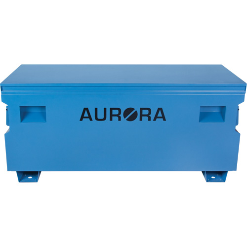 Jobsite Tool Box, 60" x 24" x 27-1/2", Steel, Blue Les Distributions ICE