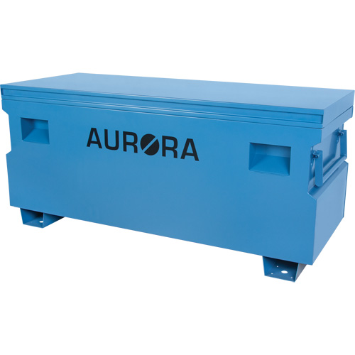 Jobsite Tool Box, 60" x 24" x 27-1/2", Steel, Blue Les Distributions ICE