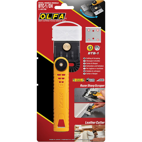 Grattoir BTC-1/DX d'usage multiple avec t&ecirc;te ajustable Les Distributions ICE