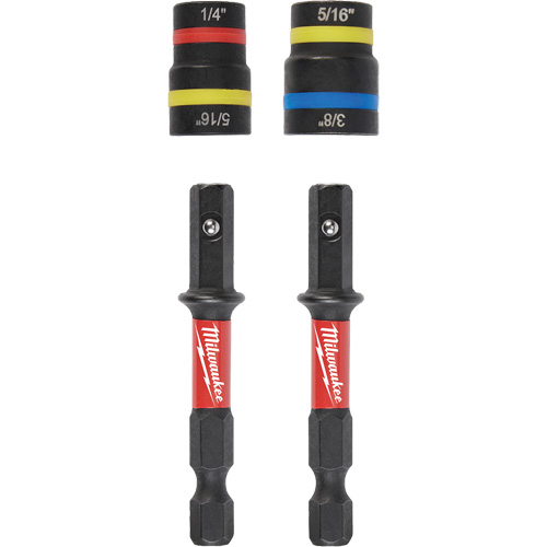 Jeu de tourne-&eacute;crous 2-en-1 Shockwave Impact Duty Quik-Clear, 5/16"/1/4"/3/8" prise, 2-1/2" lo, Magn&eacute;tique Les Distributions ICE