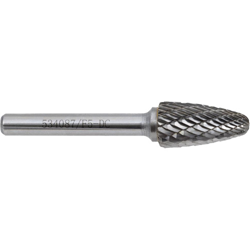 F1-DC Fraise arboriforme JET-KUT (embout rayon), 1/4" dia. Les Distributions ICE