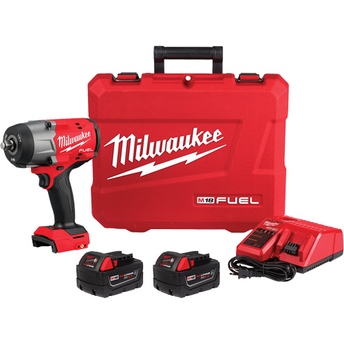 M18 Fuel High Torque Impact Wrench with Friction Ring Kit, 18 V, 1/2" Socket Les Distributions ICE