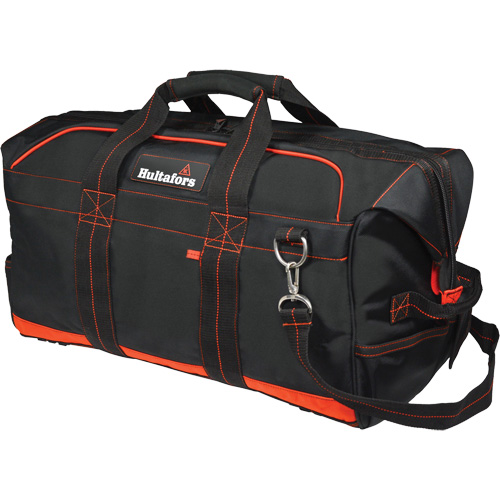 Sac professionnel de 24" pour &eacute;quipement d'entrepreneur, Polyester balistique, Noir/Rouge Les Distributions ICE