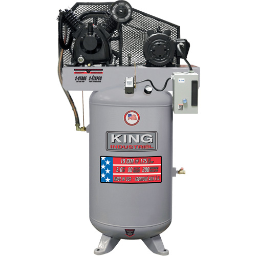 Compresseur d'air biphas&eacute;, 80 gal. (96 gal. US) Les Distributions ICE