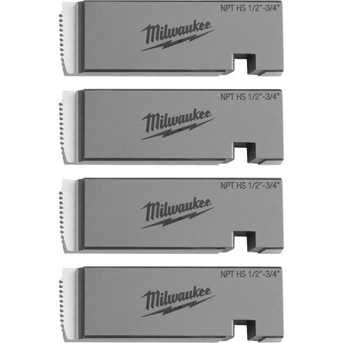 Fili&egrave;res de filetage pour tuyaux universel NPT, Pour tuyau de 1/2"-3/4", Acier rapide Les Distributions ICE