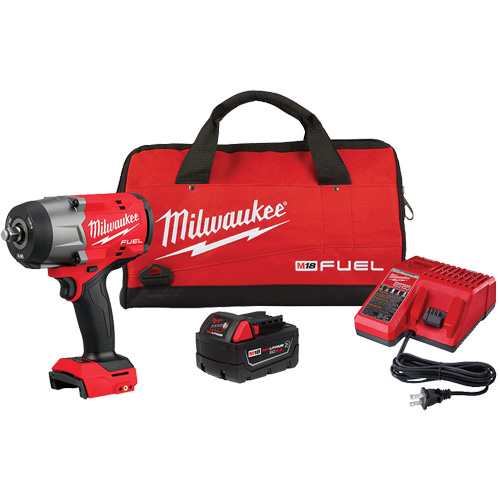M18 Fuel High Torque Impact Wrench with Friction Ring Kit, 18 V, 1/2" Socket Les Distributions ICE