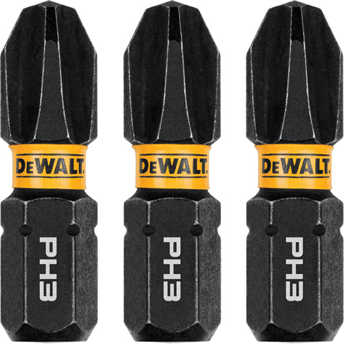 Forets pour tournevis &agrave; chocs FLEXTORQ 3 mcx, Phillips, #3, Prise 1/4" Les Distributions ICE
