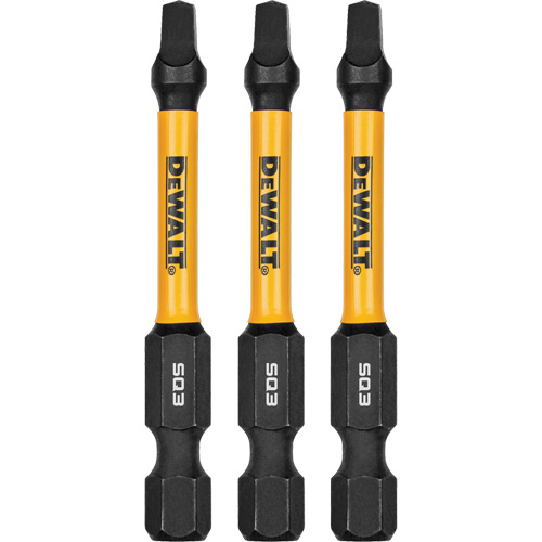 Forets pour tournevis &agrave; chocs FLEXTORQ 3 mcx, Carr&eacute;e, #3, Prise 1/4" Les Distributions ICE