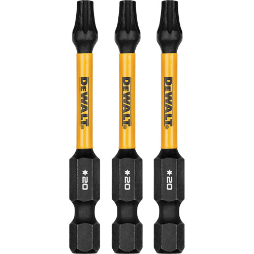 Forets pour tournevis &agrave; chocs FLEXTORQ 3 mcx, Torx, T-20, Prise 1/4" Les Distributions ICE