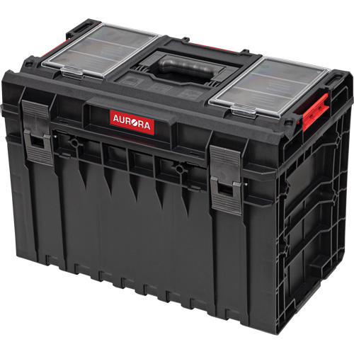 Arx Large Toolbox, 23" x 15-1/5" x 16-1/2", Black Les Distributions ICE