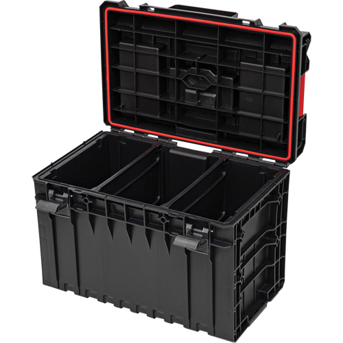 Arx Large Toolbox, 23" x 15-1/5" x 16-1/2", Black Les Distributions ICE