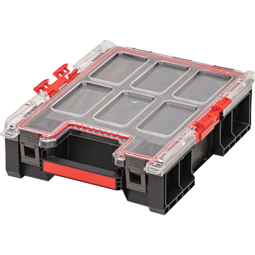 Organisateur moyen haut avec cloisons en mousse &agrave; plusieurs couches Arx, 10-2/5" x 14-3/10" x 4-1/5", Noir Les Distributions ICE