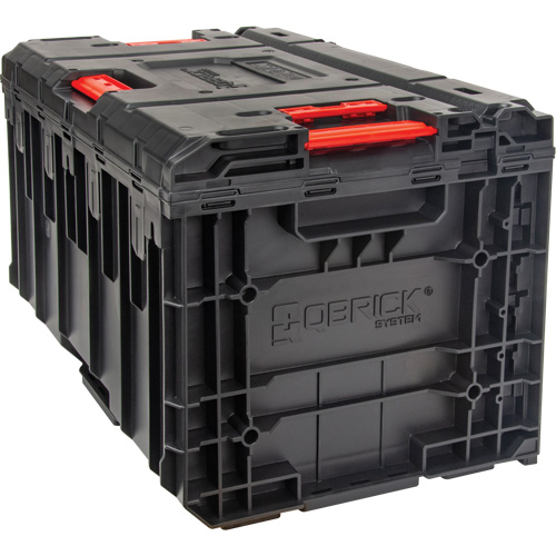 Arx&reg; Single Drawer Toolbox, 11-1/5" W x 18-3/10" D x 9-1/10" H, Black/Red Les Distributions ICE