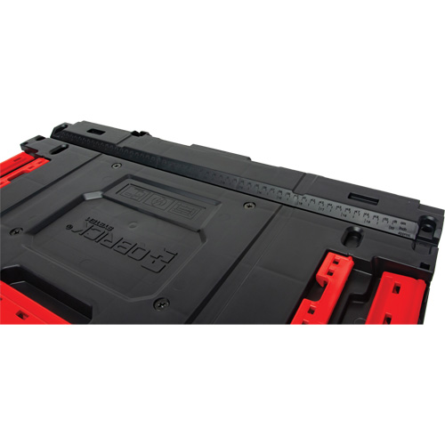 Arx&reg; Single Drawer Toolbox, 11-1/5" W x 18-3/10" D x 9-1/10" H, Black/Red Les Distributions ICE