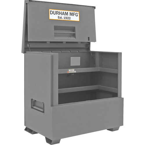 Coffre de style piano pour le chantier de 38,3 pi3, 48-1/2" la x 33-7/8" p x 49-7/16" h, Gris Les Distributions ICE