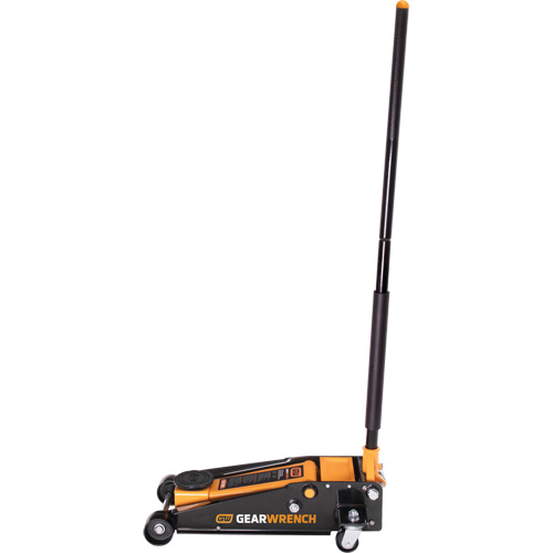 Heavy-Duty Floor Jack, 3 Ton(s) Capacity, 5-1/4" Lowered, 18-1/4" Raised, Manual Hydraulic Les Distributions ICE