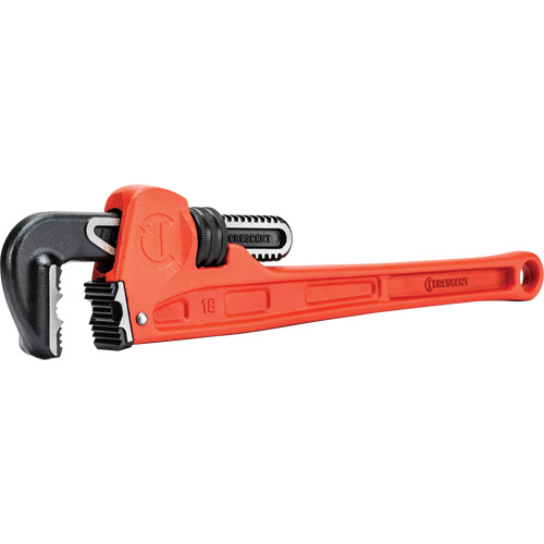 Cl&eacute; &agrave; tuyau &agrave; m&acirc;choires K9, Cap des m&acirc;choires 2-7/8", Longueur 18", Fini Rev&ecirc;tement en poudre, Prise Ergonomique Les Distributions ICE
