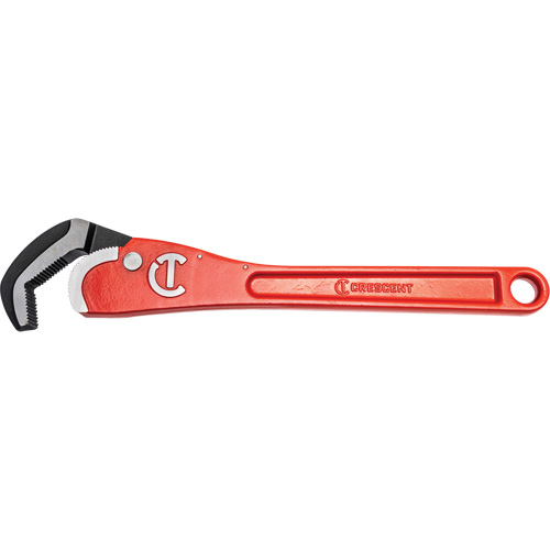 Cl&eacute; pour tuyau en acier auto-ajustable, Cap des m&acirc;choires 2-1/2", Longueur 16", Fini Rev&ecirc;tement en poudre, Prise Non-ergonomique Les Distributions ICE