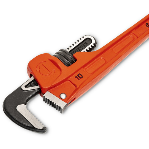 Cl&eacute; pour tuyau SLIM JAW, Cap des m&acirc;choires 1-9/10", Longueur 10", Fini Rev&ecirc;tement en poudre, Prise Non-ergonomique Les Distributions ICE