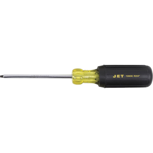 JKSR-2 Square Screwdriver, #2 Tip, Round, 4" L, Cushion Grip Handle Les Distributions ICE