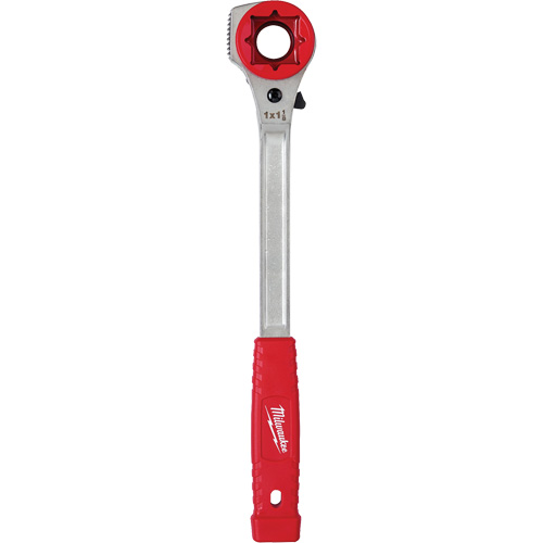 Cl&eacute; &agrave; cliquet &agrave; levier &eacute;lev&eacute;e pour monteur de ligne avec face de frappe frais&eacute;e, Prise de 3/4"/1"/1-1/8", Poign&eacute;e Ergonomique Les Distributions ICE