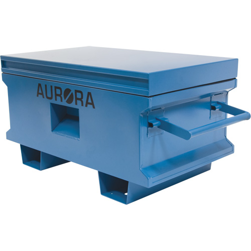 Coffre &agrave; outils de chantier, 33" x 20-3/10" x 18-3/10", Acier, Bleu Les Distributions ICE