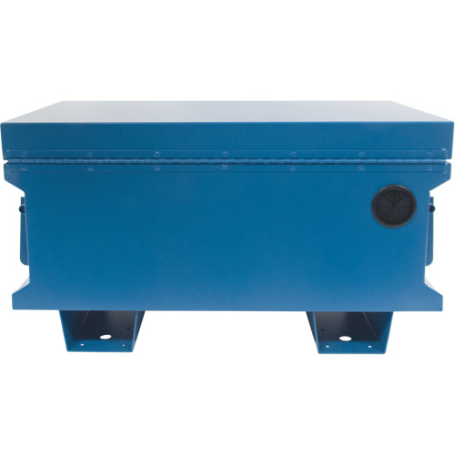 Coffre &agrave; outils de chantier, 33" x 20-3/10" x 18-3/10", Acier, Bleu Les Distributions ICE