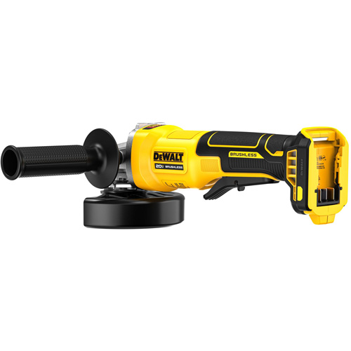 Meuleuse sans fil, sans balai &agrave; interrupteur &agrave; palette (outil seulement), Roue de 4-1/2", 20 V Les Distributions ICE