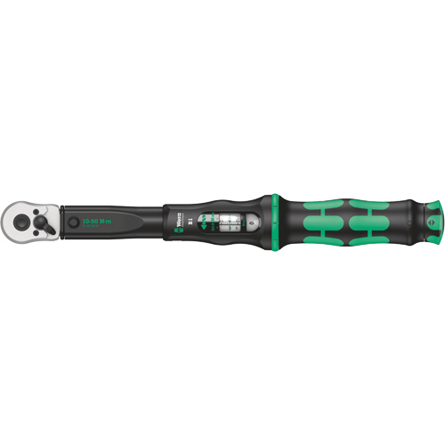 Click-Torque B Torque Wrench with Reversible Ratchet, Click, 3/8" Square Drive, 10 - 50 Nm Les Distributions ICE