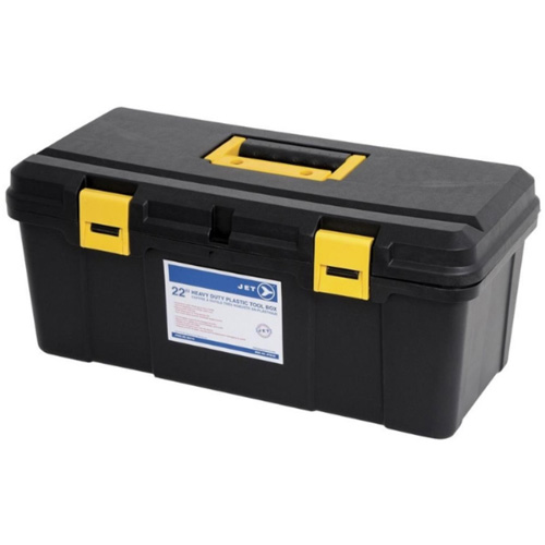 Coffre &agrave; outils portatif en plastique JPTB-22, 22" la x 10-1/4" p x 9-1/2" h, Noir Les Distributions ICE